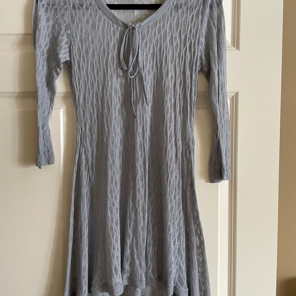 Dolcezza light blue dress and sweater set